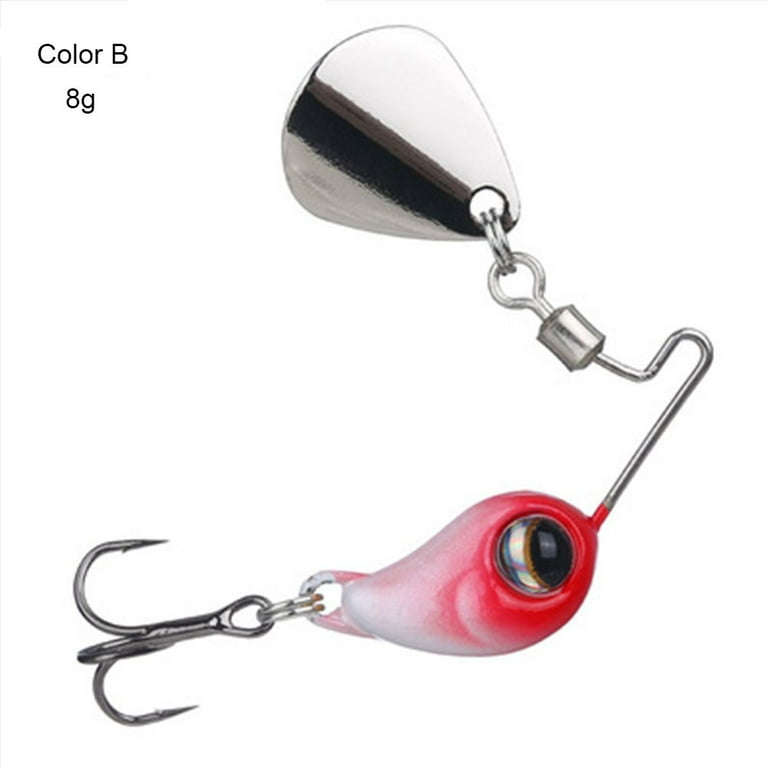 Sinking Spinner Tackle Rotate Spoon Metal Vibration Wobblers