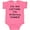 Hot Pink, variant on Inktastic I'm Not Crying, I'm Ordering Dinner Boys or Girls Baby Bodysuit