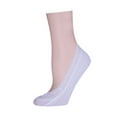 thumbnail image 3 of MeMoi Women's Dotted Lace No Show Liner Socks - Womens - Female, One Size, Peri, 3 of 3