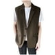 thumbnail image 2 of pstuiky Camisetas sin mangas para hombre, Traje de bolsillo de color liso con solapa y sin mangas para hombre Chaleco para hombre m, 2 of 8