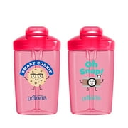 Dr. Brown's Milestones Spill-Proof Sippy Cup with Lid and Straw, BPA Free - Pink - 12oz - 2pk, 12m+
