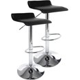 thumbnail image 1 of Bancos Altos Barra 2 Pzs Desayunador Para Cocina Giratorios Negro EKE Life Home 8174, 1 of 4