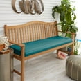 thumbnail image 5 of Humble and Haute Sunbrella Peacock Blue Indoor/ Outdoor Corded Bench Cushion 55 in w x 18 in d, 5 of 5
