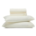 thumbnail image 3 of Superior Apus 100% Cotton 18" Deep Pocket Sheet Set, California King, Ivory, 3 of 13