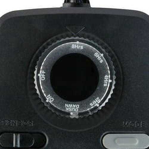 Outdoor 3-Outlet Mechanical Timer with 4 Lighting Programs, Black, by Holiday Time