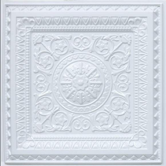 Economy 2 ft. x 4 ft. PVC Lay-in Ceiling Tile Pack of 50