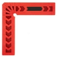 thumbnail image 2 of Localizador auxiliar de herramientas para trabajar la madera, 4 piezas de regla de ángulo recto tipo L de plástico, diseño fácil de usar, 2 of 6