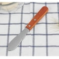 thumbnail image 3 of Cuchillos de cocina anchos del esparcidor del acero inoxidable para el queso de la mantequilla de los bocadillos, 3 of 3