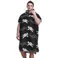 thumbnail image 5 of Turtles Swing Line Star Hooded Beach Towel Adult Bath Poncho Towels Soft Absorbent Quick Dry for Surf Swim Pool Men Women Teens, 5 of 7