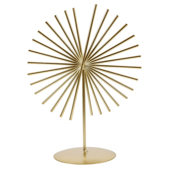 Metal Sculpture Abstract Metal Lines Statue Table Metal Craft Decoration Modern Desk Sculpture Decor