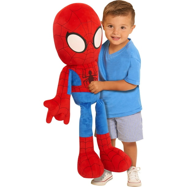 large spiderman plush toy