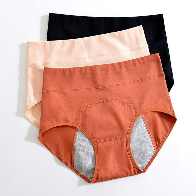 Gubotare Women Panties Cotton Women Sport Style Underwear Breathable Panties  Word Ice Silk Thongs For Women,Black XXL 