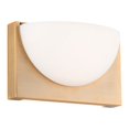 thumbnail image 2 of WAC Lighting Mylie 10" 1-Light LED 3000K Traditional Metal Wall Sconce in Nickel, 2 of 5