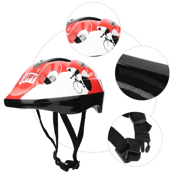 Ciclismo Espuma Roja Niños Ciclismo Bicicleta Patinaje Equilibrio Scooter Bebé Deportes Seguridad Cabeza Casco Protector