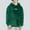 Green, variant on Mens Hoodie Qiggri Men Solid Color Fashionable Warm Embroidered Pocket Long Sleeve Hooded Sweatshirt