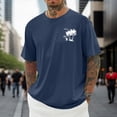 thumbnail image 2 of JAJAHO Hawaiian T Shirt Men Casual Graphic Tee Tropical Print Short Sleeve Crew Neck Besch Shirt Soft Summer Vacation Clothes Versatile Tops, 2 of 4