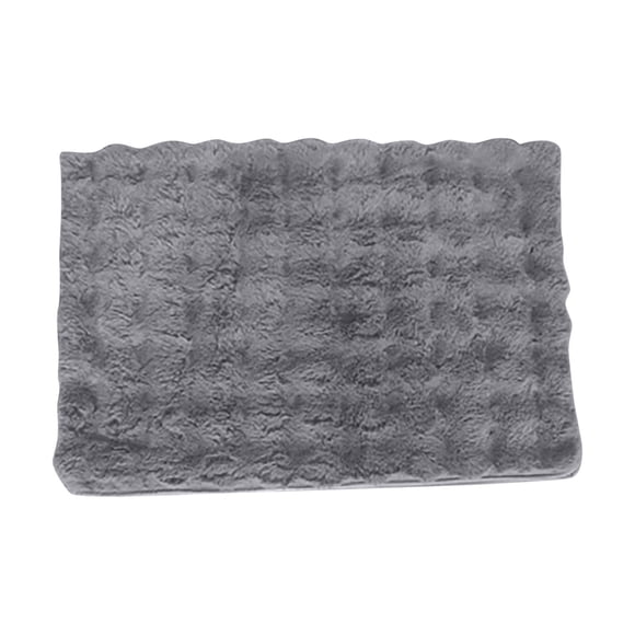 HBFAGFB Housse de Sofa en Peluche Lapin Épaisse 1 2 3 Places Universelle Antidérapante Coin en L Fausse Housses pour Salon (Gris Foncé 27"x71 Pouces Housse)