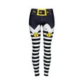 thumbnail image 4 of Buigttklop Pants for Women,Women Girls Christmas Leggings Skinny Jingle Bell Printed High Waist Stretchy Tights Trouser Yoga Pants, 4 of 6