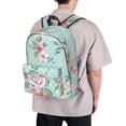 thumbnail image 5 of Goofa Vintage Floral Printed Backpack,Laptop Backpack,Durable Anti-Theft Travel Work Backpack,Water-resistant Backpack, 5 of 9