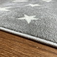 thumbnail image 2 of Paco Home Kids Rug with Stars for Nursery Starry Sky in grey, pink and green 3'11" x 5'7" - Grey, 2 of 4