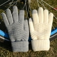thumbnail image 4 of Winter Touchscreen Gloves for Women | Soft, Warm Knit with Elastic Cuff - Unisex, 4 of 8