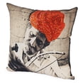 thumbnail image 2 of FOREIGN AFFAIRS HOME DECOR Multicolored Cotton Rajasthani Musician Partially Embroidered Throw Pillow, 2 of 4