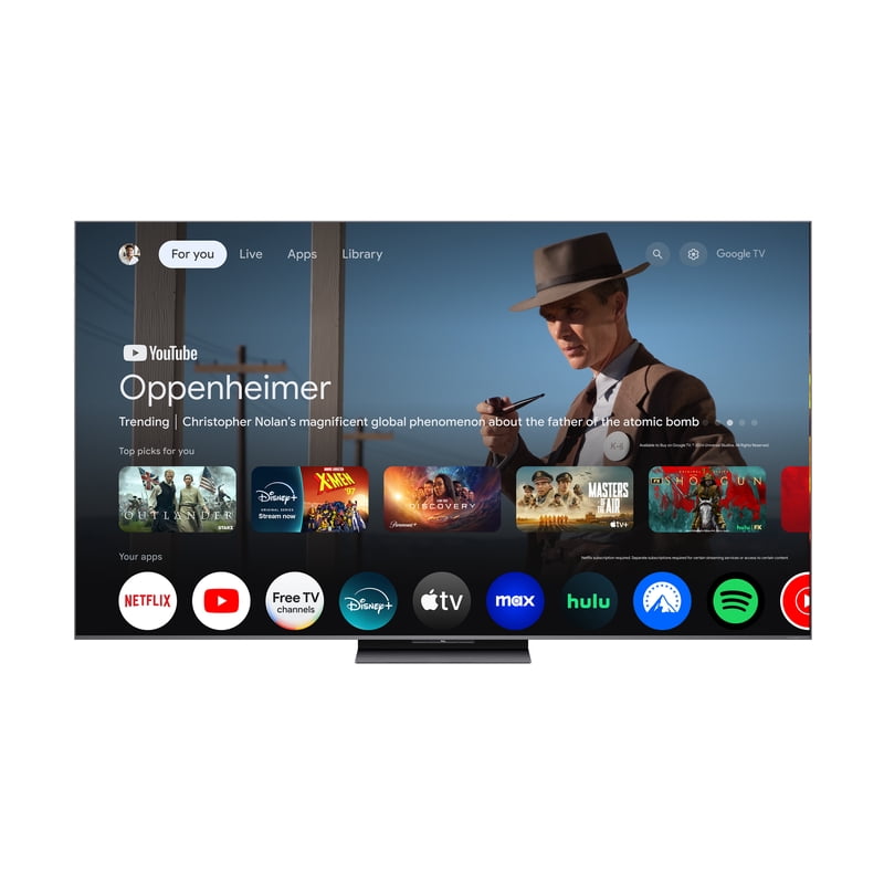 TCL 65" Class QM8K Series QD-Mini LED QLED 4K UHD Smart Google TV (NEW, 2025) - 144Hz, Local Dimming, CrystGlow WHVA Panel - 65QM8K gallery view