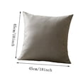 thumbnail image 3 of Solid Color Waterproof Outdoor Pillow Cover Fade Resistant Polyester Cushion Case with Hidden Zipper for Patio Garden Sofa Balcony, 3 of 5