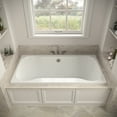 thumbnail image 3 of Streamline N-4480-769-CH 66 in. x 34 in. Acrylic Soaking Drop-In Bathtub in Glossy White, With External Drain in Polished Chrome, 3 of 15
