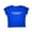 Blue, variant on OSOLU Solid Color Baby Tees For Women Graphic Crop Tops Summer Teen Girls Crew Neck T-Shirt Tee Tops Classic Dailywear