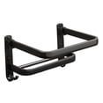 thumbnail image 2 of kowaku Towel Basin Hanger, Foldable Bathroom Organizer, Washstand Wall Mount Towel Bar for Outdoor Indoor Workshop Kitchen Double Rod, 2 of 9