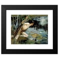 thumbnail image 2 of Albert Edelfelt 18x15 Black Modern Framed Museum Art Print Titled - Youth and a Mermaid, Sketch (1896), 2 of 5
