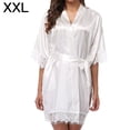 thumbnail image 1 of Mujeres Sexy Encaje Camisón Ropa de dormir Ropa interior Bata Albornoz Regalo, Blanco, XXL Scienceny XX000136-18, 1 of 7