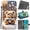 Color-24, variant on Leather For Samsung Galaxy A37 5G / A36 5G Wallet Case Crystal Material Painted Animal&Flowers&Hearts Pattern, Wallet For Women Men Card Holder Magnetic Clasp Kickstand Folio Case With Hand Strap