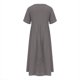 thumbnail image 5 of Vestido largo boho de manga corta con cuello en V y bolsillos para mujer: vestido de playa de poliéster con estampado floral para el verano, 5 of 5