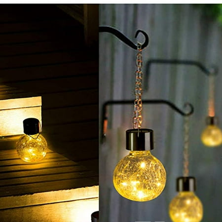 

Led Lights For Bedroom 1Pc Colour Changing Solar Crackle Globes Led Garden Lights