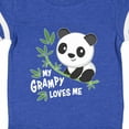 thumbnail image 4 of Inktastic My Grampy Loves Me- Cute Panda Boys or Girls Baby Bodysuit, 4 of 5