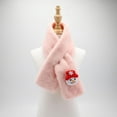 thumbnail image 2 of Meresysid Boys And Girls' Scarves For Christmas Cute Thick And Warm Scarves Pink, 2 of 4