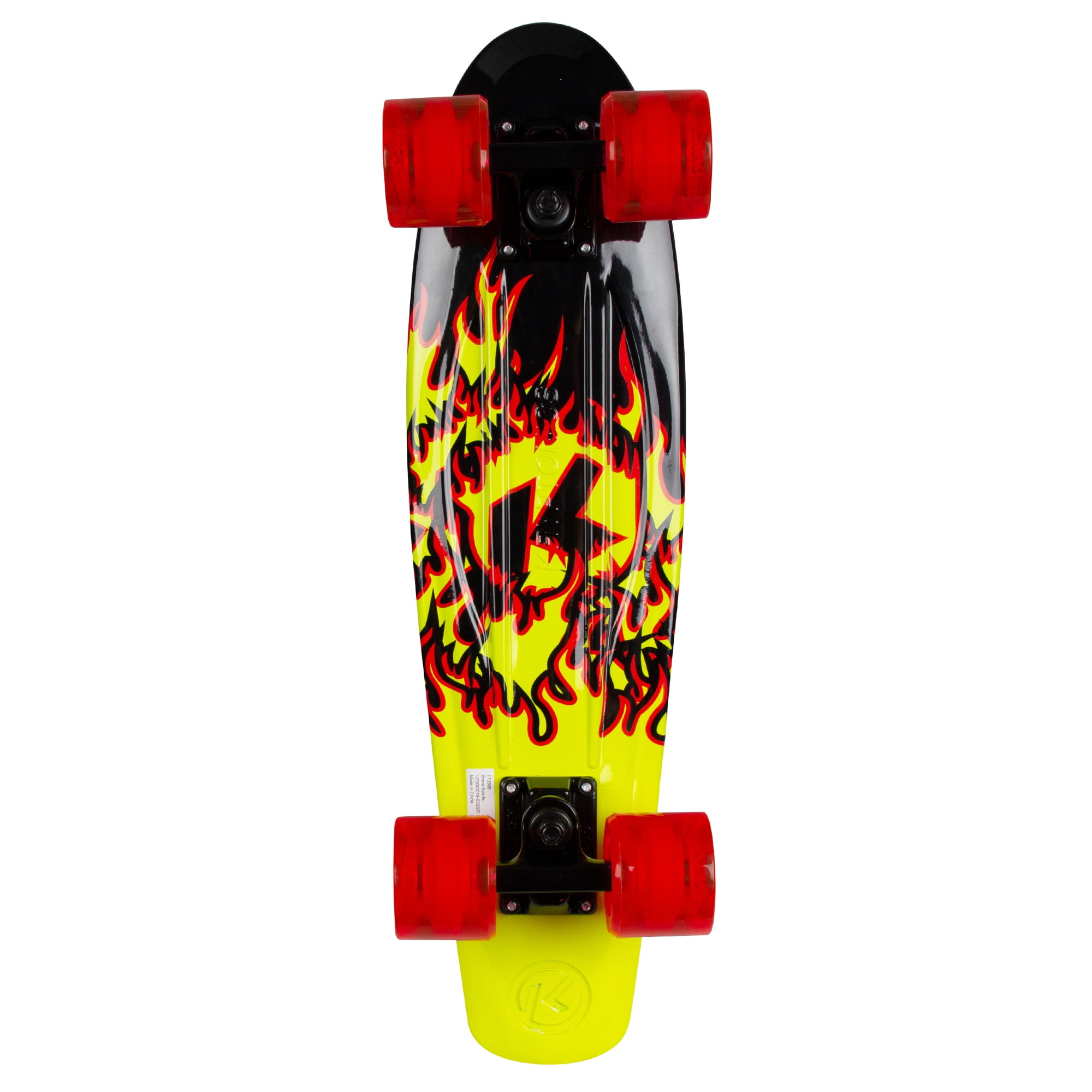 Kryptonics Original Torpedo Complete Skateboard (22.5" x 6")