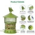 thumbnail image 3 of Digipettor Squirrel-Proof Wild Bird Feeder - Outdoor Hanging Mesh Feeder with 6 Feeding Ports - 4LB Large Capacity, Attracts Bluebirds, Cardinals, Finches, Blue Jays, and More, 3 of 6