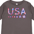 thumbnail image 4 of Inktastic Fourth of July USA Red, White, and Blue Boys or Girls Long Sleeve Toddler T-Shirt, 4 of 5