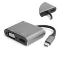 thumbnail image 1 of Docking Station, 4in 1 USB-C Converter Aluminum Alloy Shell  For Electronic For Household, 1 of 8
