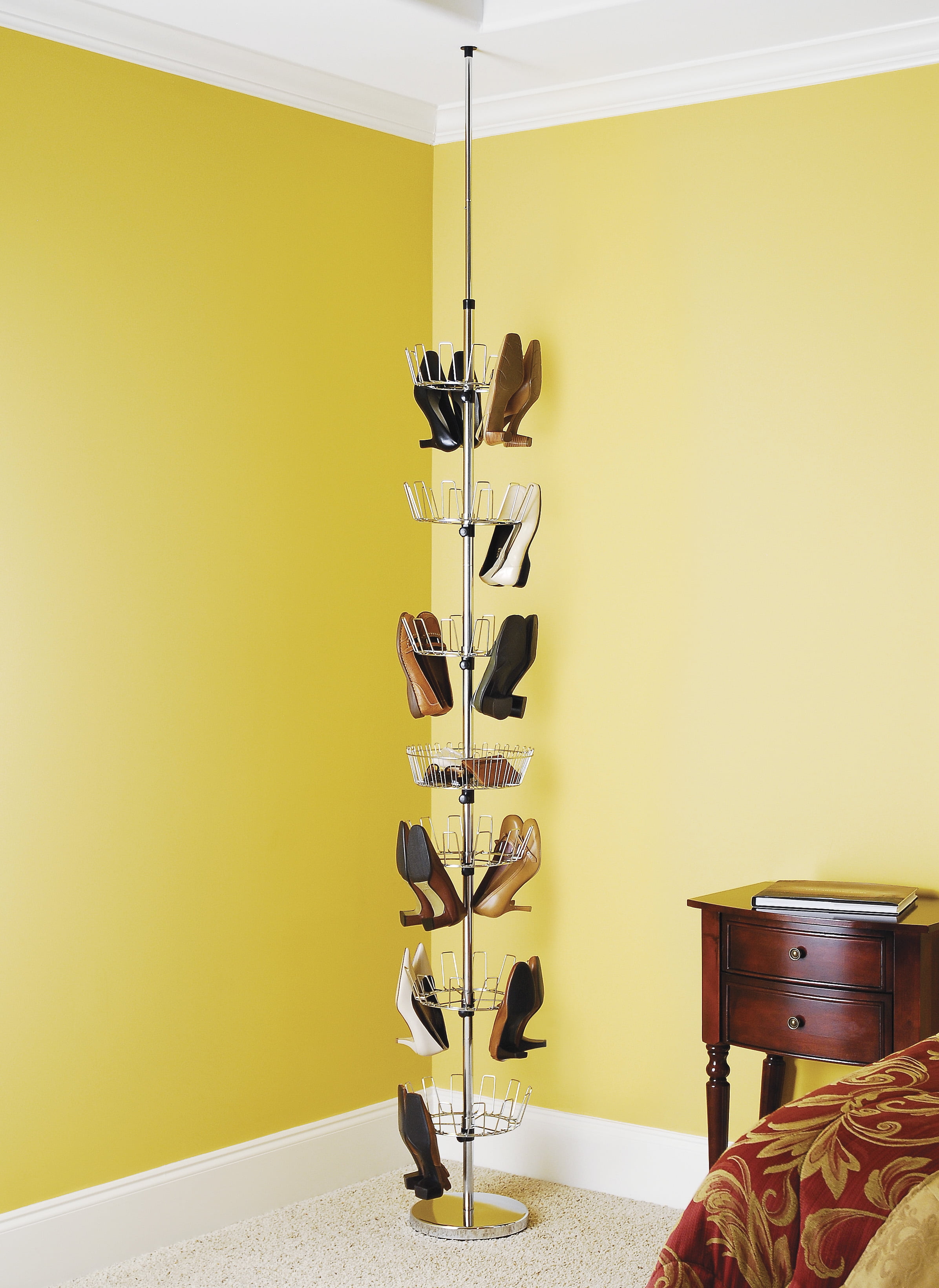 A DIYer Built This Floor-to-Ceiling Shoe Storage Wall—and We Want