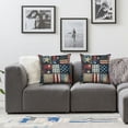 thumbnail image 2 of BANET of Square Pillow Covers Cushion Covers, Grunge Denim USA Flag Set of 2 Throw Pillow Cover Pillowcases Home Decorative for Couch Sofa Car Bedroom, No Insert 12x12in, 2 of 7