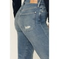 thumbnail image 4 of 7 For All Mankind Womens Luxe Vintage Denim Ultra High Rise Straight Leg Jeans, 4 of 4