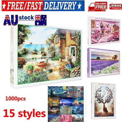 1000x Jigsaw Puzzle Landscapes Decompression Game Adults/Kids Toy Home Decors~ 