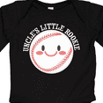 thumbnail image 4 of Inktastic Uncle's Little Rookie- baseball Boys or Girls Long Sleeve Baby Bodysuit, 4 of 5