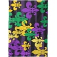 thumbnail image 2 of Coolnut Mardi Gras Tablecloth, Waterproof Washable Polyester Square Table Cover, Durable Tablecloth for Kitchen Dining Table Party Decor, 54"x54", 2 of 7