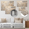 thumbnail image 4 of Designart "Beige Botanical Expressions I" Abstract Botanicals Metal Wall Decor, 4 of 5