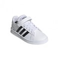 thumbnail image 3 of Tenis Adidas Grand Court 2.0 EL para niños 17 a 22 GW6521 blanco 18, 3 of 4